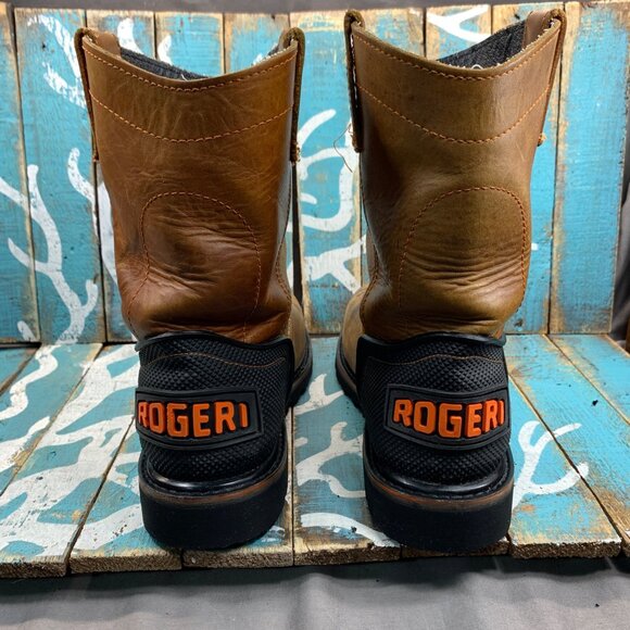 O\' Rogeri Work Boots Mens Sz 29/11-11.5 Western Rodeo Leather Steel Round Toe main image 10